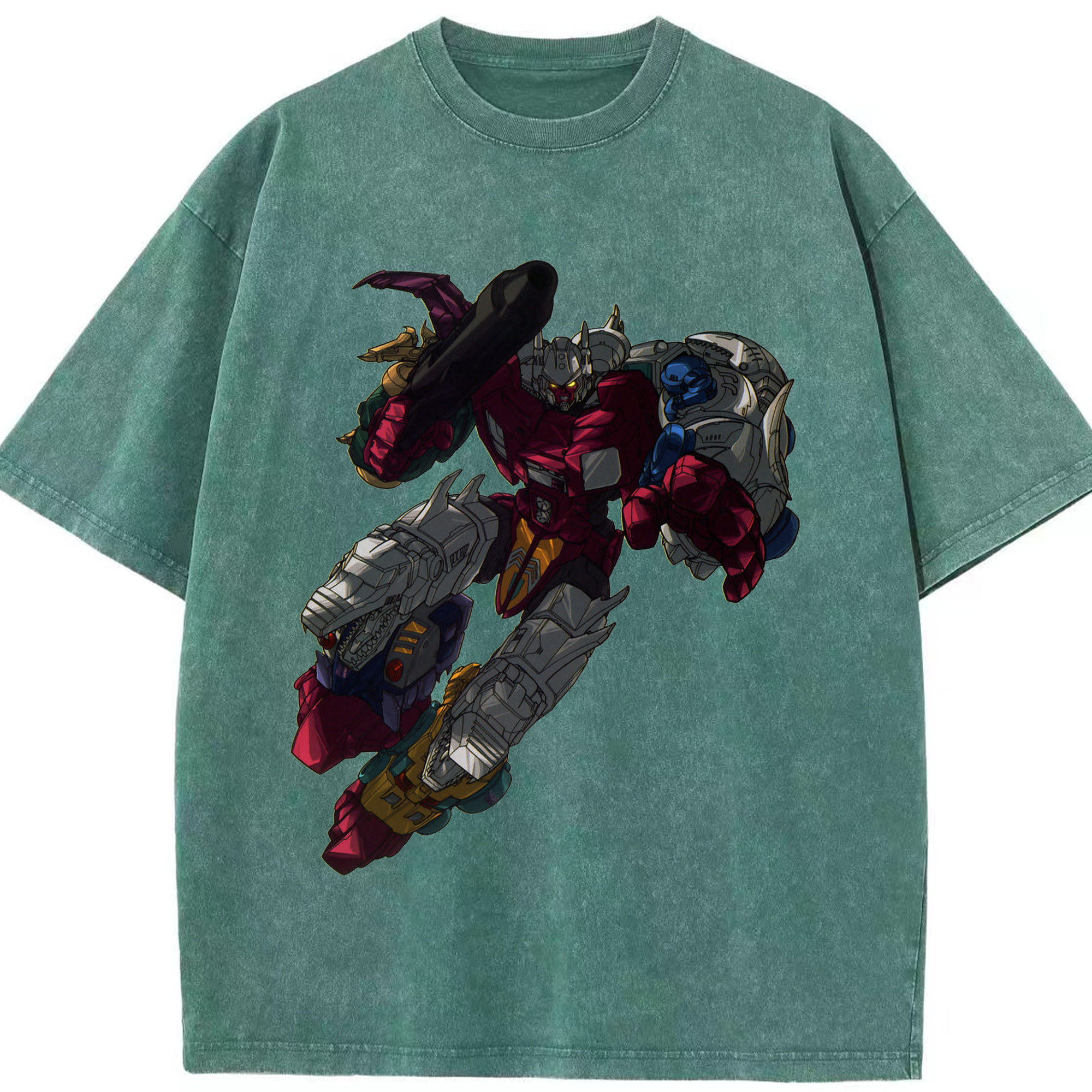 （画像用）  綿100% ヴィンテージ風 半袖Tシャツ（フロントプリント）